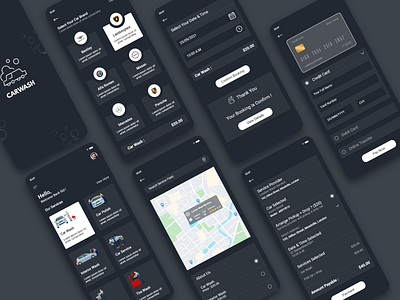 Car Washing App Design
