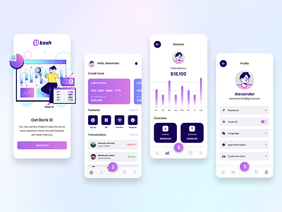 Budgeting App application banking budget budgeting card clean design finance flat design light theme management mobile app netbanking online bank savings simple spendings statistics ui uiux