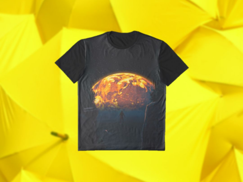 Play! astronomy fantasy sci-fi learning practice digital art t shirt product design clothing