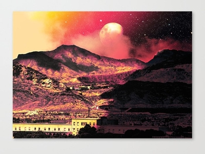 Coves Dreamscape Canvas landscape planets nebula nebulae galaxies star cluster stars space inspiration fiction astronomy vaporwave sci-fi mood magic fantasy overlays textures patterns experiment