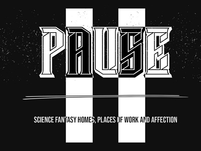 PAUSE project title design decorate furniture galaxy home interior landscape mountains nasa poster scenery scifi space stars
