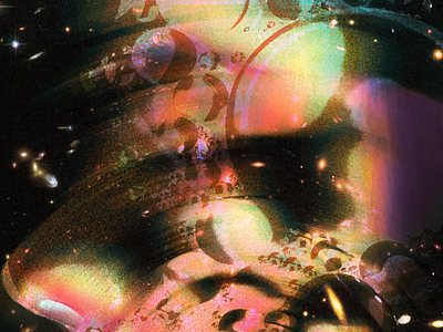 Bubble portrait distortion! decorate galaxy home interior landscape mountains nasa poster scenery science space stars