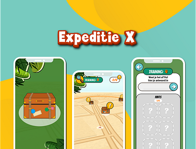 Expeditie X app design icon illustration ui ux