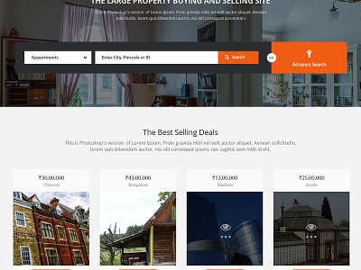 Real Estate Home Page