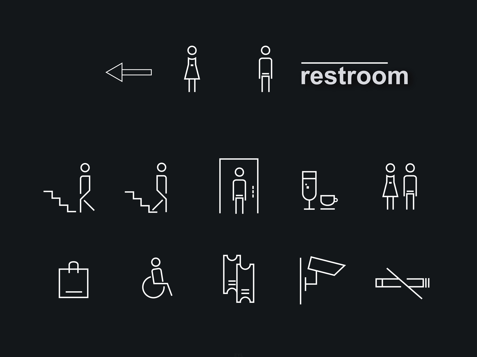 Restroom by Yuip on Dribbble