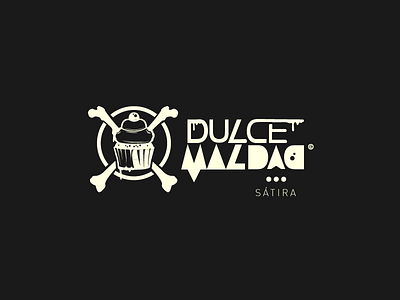 DulceMaldad - Sátira blog sátira branding evil identity logo sweet symbol type