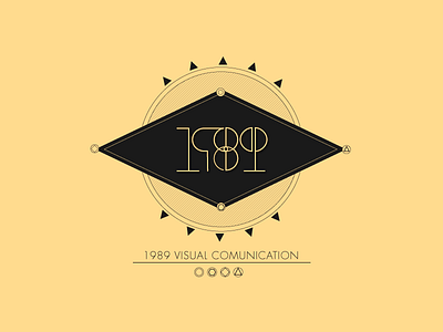 1989 "Visual Communication" branding identity logo symbol type visual communication studio