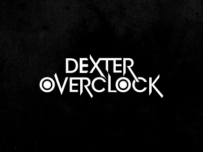 Dexter Overclock "Electronic Band" branding electronic band identity logo type