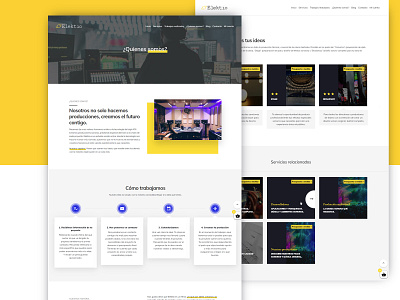 Sound studio web design