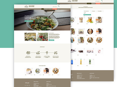 Prototype for Casa Ametller - Food delivery portal ecommerce food away food delivery service homepage homepage design layout prototipo prototype ui uiux web design webdesign
