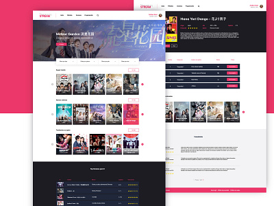 Streaming portal prototype adobe xd cinema cinema oriental design web doramas homepage homepagedesign japanese culture movies oriental prototipo prototype streaming streaming portal ui uiux video website
