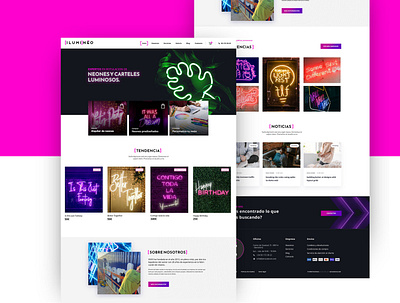 shop custom made neon signs & LED Neon design homepage layout led neon neon neon signs products shop shop custom tienda online ui uiux ux web webdesign website woocommerce wordpress