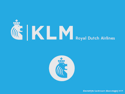 KLM airline amsterdam blue branding europe holland identity klm logo netherlands white wordmark