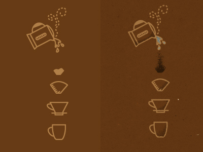 Filter coffee coffee illustration texture