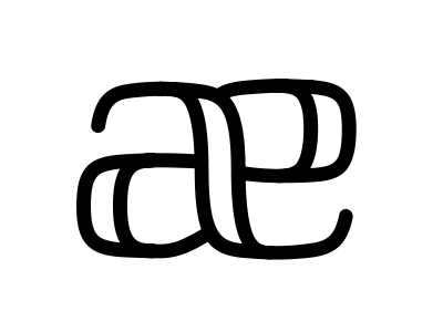 æ ligature typography æ