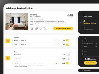 FrontDesk Additional Services Settings