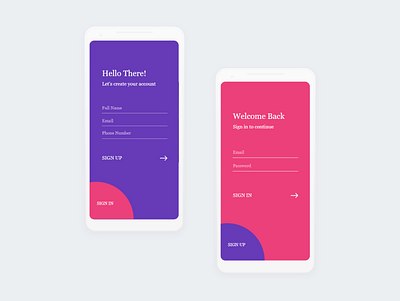 Sign Up Daily UI Challenge 001 @dailyui @dailyui001