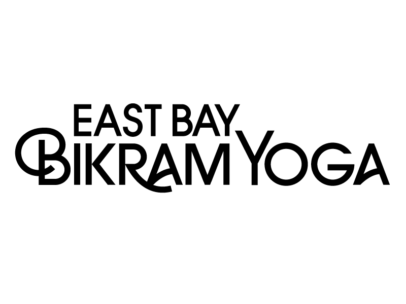 East Bay Bikram Yoga logo monotype sans serif