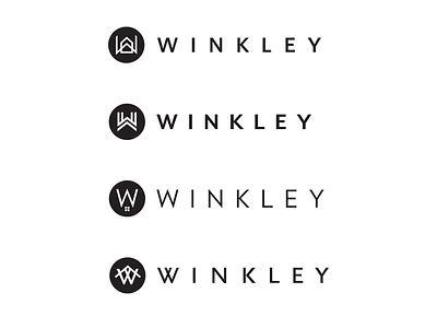 WINKLEY HOUSING design house lettermark logo mr eaves sans scala sans verlag whitney