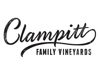 Clampitt bw clampitt font script texture vinyards
