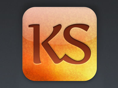 KarmaSavvy Icon app icon iphone orange