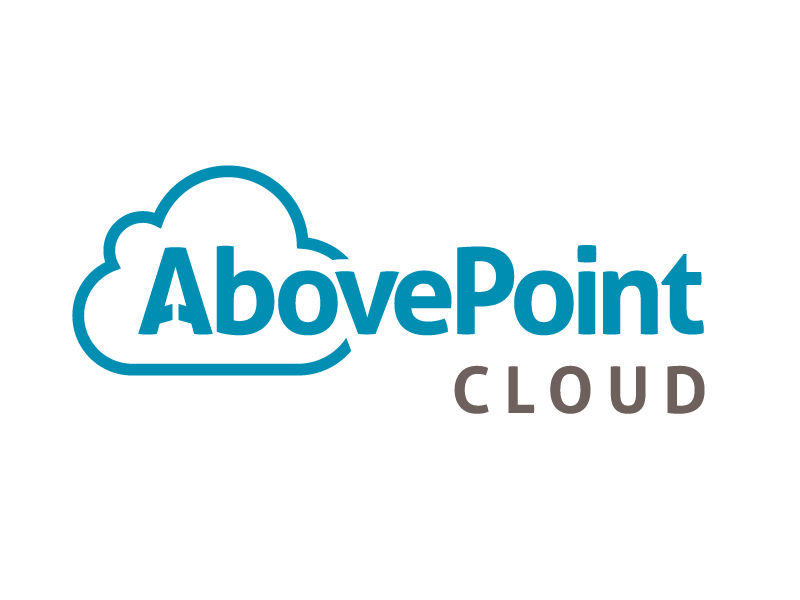 AbovePoint Cloud arrow blue cloud gray sans