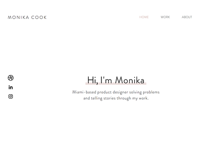 Monika Cook Portfolio