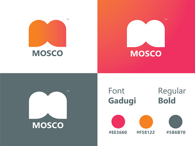Mosco Logo Design app branding design graphic design illustration logo ui