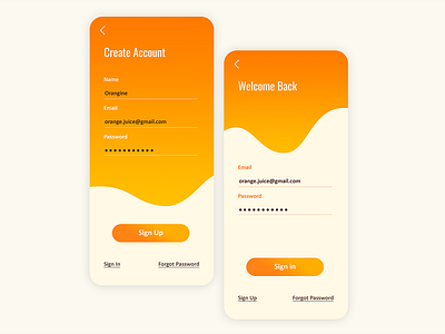 Login Page - Daily UI - Day 1 app design ui ui 100day ui challenge uidesign