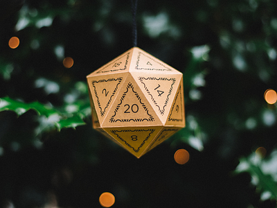 Papercraft d20