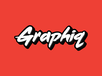 Graphiq Brand Identity 3d brand design branding creative agency design graffiti graffiti style logo graphic design illustrated logo illustration logo personal logo