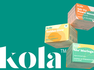 Kola Packaging design box package brand design illustration packaging