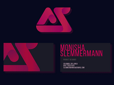 Monisha Slemmermann Personal Branding branding business card design logo design