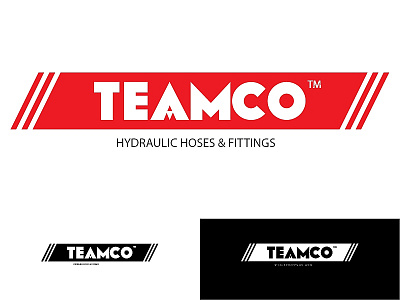 Teamco - Hydraulic hoses and fittings logo design