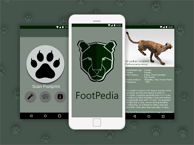 Footpedia Android Application Design android uiux uiuxdesign