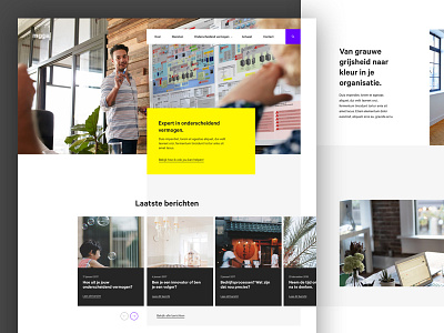 Homepage clean design flat homepage landingpage webdesign