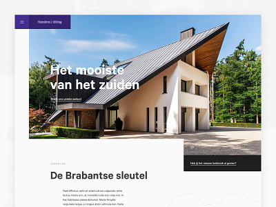 Real Estate Agency estate flat home homepage landingpage real web webdesign