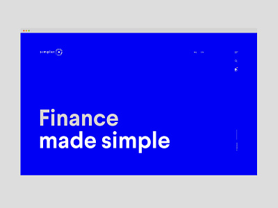 Simplxr design flat minimal simple ui webdesign
