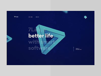 A better life with smart software. design grid ui ux web website