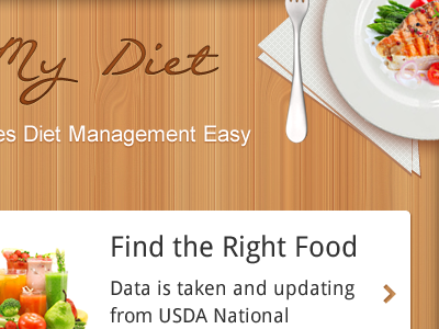 Diet Management Tool for Android Devices android diet healthcare visual