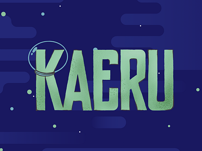 Kaeru Logo branding game jam logo video game art