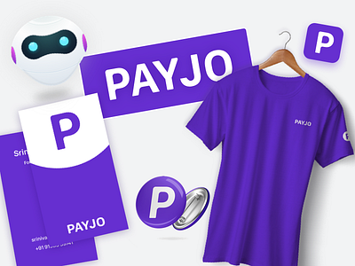 Payjo's Branding branding card logo mascot payjo tshirt visiting