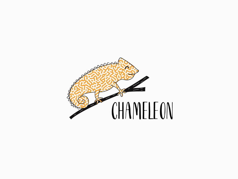 Chameleon after effect animation 2d