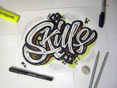 sketch skills calligraphy design font hand handlettering lettering logo logotype sign tags