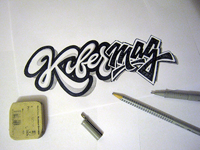 sketch 2 , logo Kibermag rus art desing font hand lettering logo logotype print