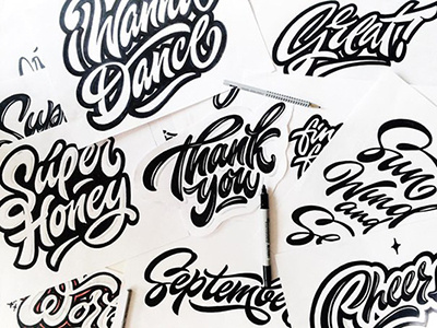 Thanks for following! ✏️👌 art hand lettering logo print sketch type