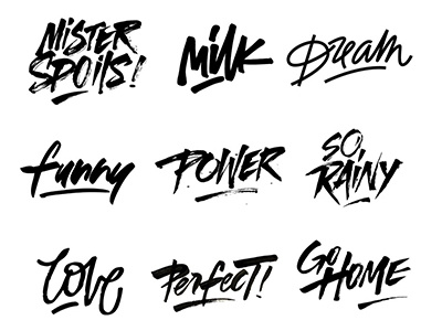 pow!I really love tags! dirty style)) art hand lettering logo print sketch type