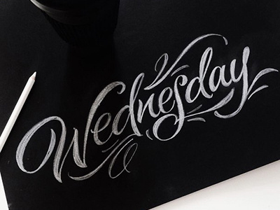 Hey Wednesday✌🏻 art hand lettering logo print sketch type