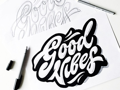 Good Vibes Only Drawing by Simrin Vadra  Pixels