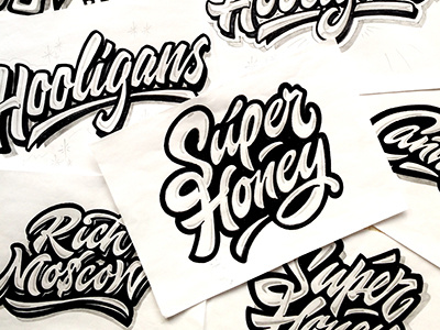 Part 2 Sketches from 2014-15 years✍ art hand lettering logo print sketch type